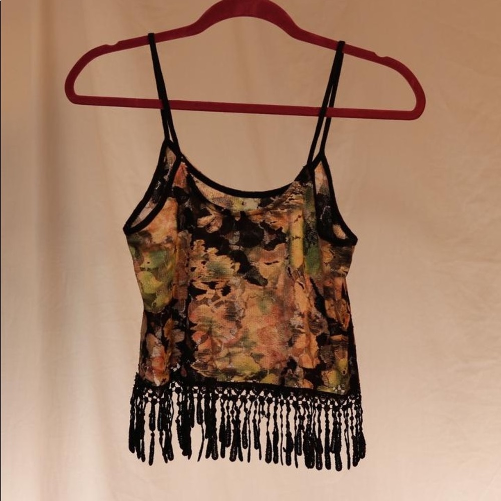 CHARLOTTE RUSSE FRINGE TANK